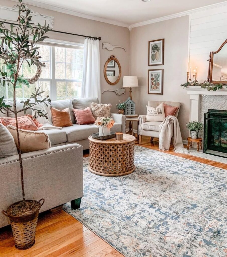 Rustic Farmhouse Lounge