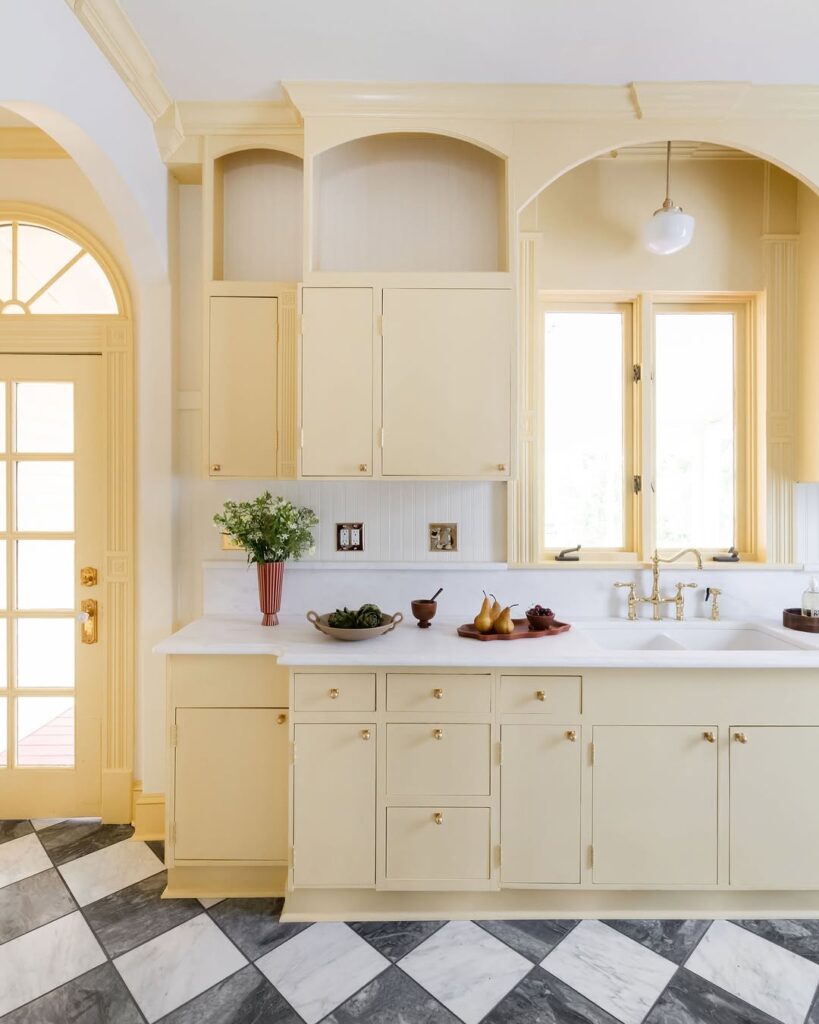 Butter Yellow Cabinetry