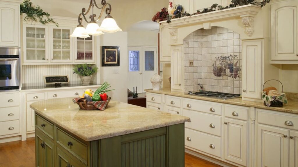 Cream Cabinets