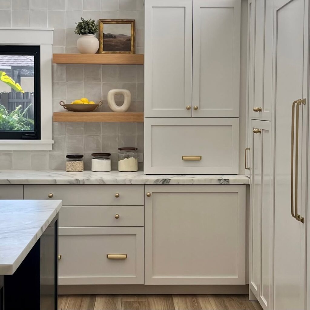 Swiss Coffee Cabinets