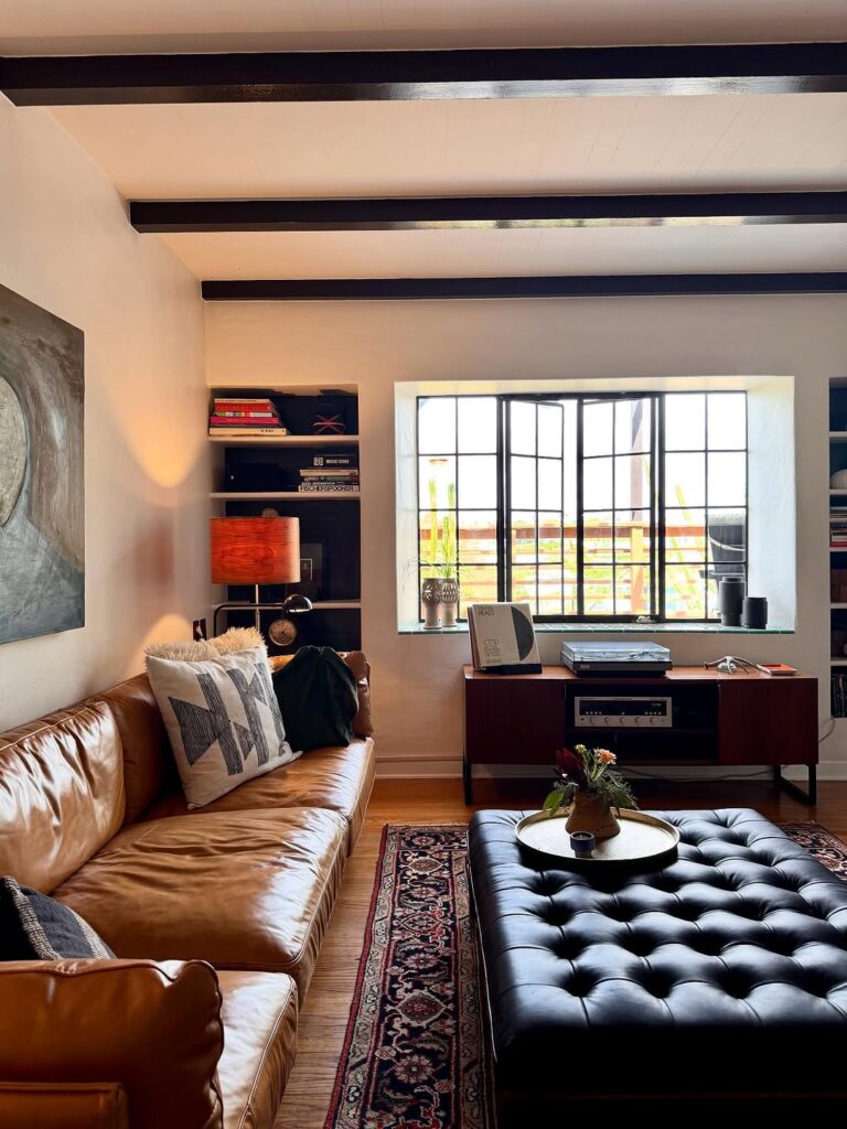 Loft with Mid-Century Warmth