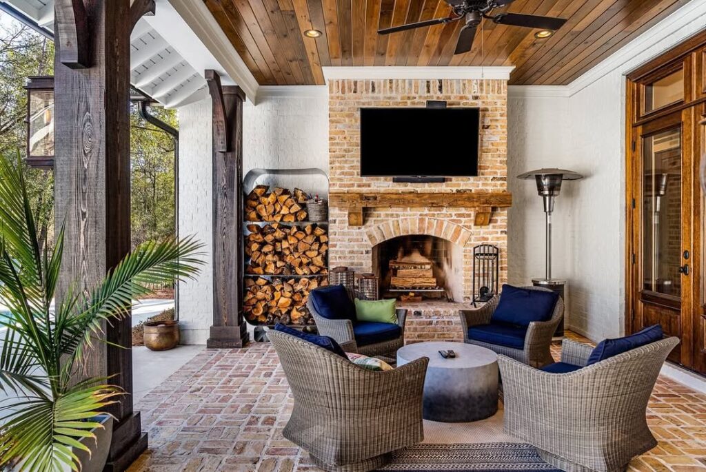 Outdoor Hearth Brickwork