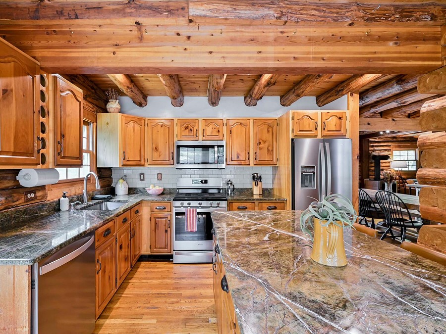All-Over Wood Kitchen