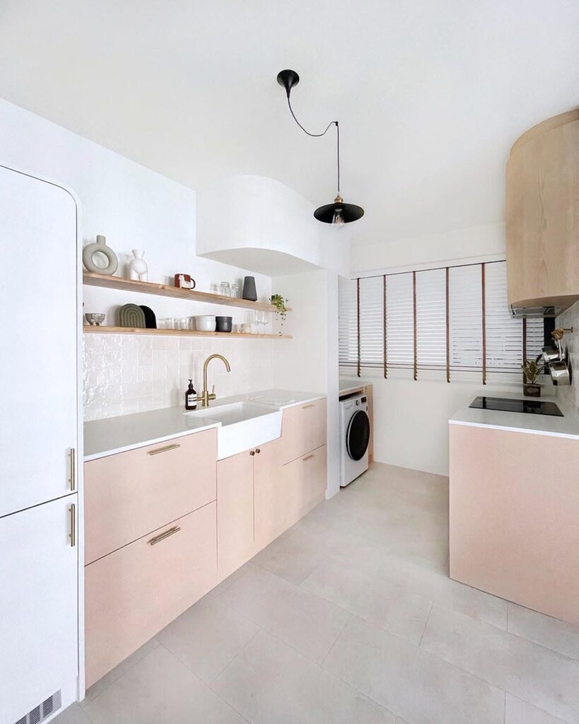 Soft Blush Cabinet Accent