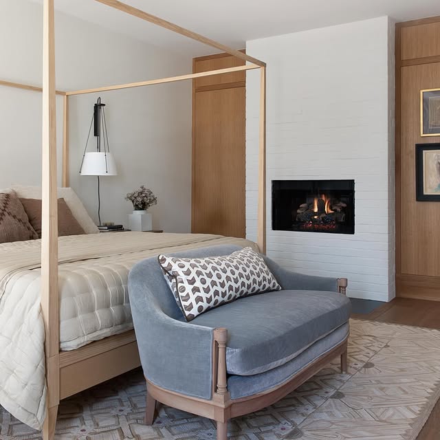 Contemporary Minimalist Fireplace Design