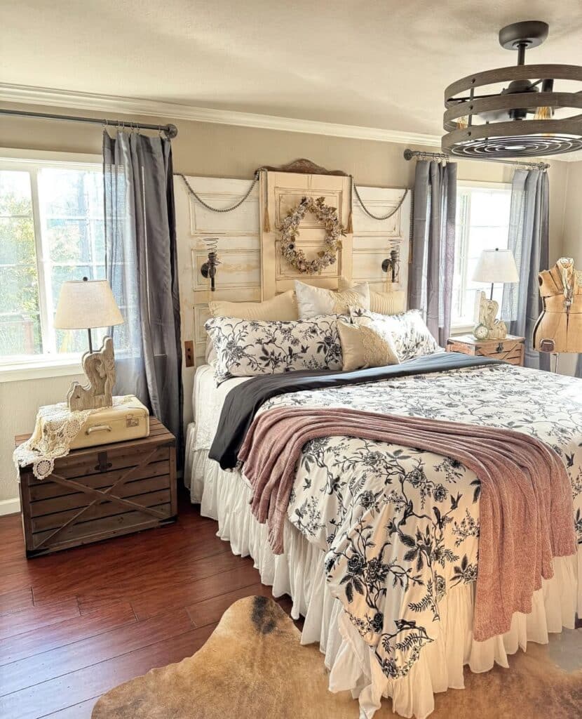 Floral Cottage Bedroom