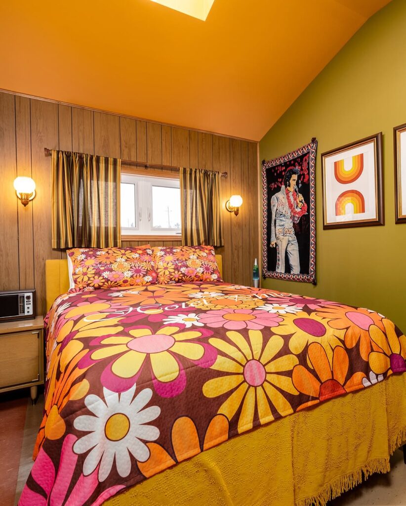 High Energy Retro Elvis Bedroom