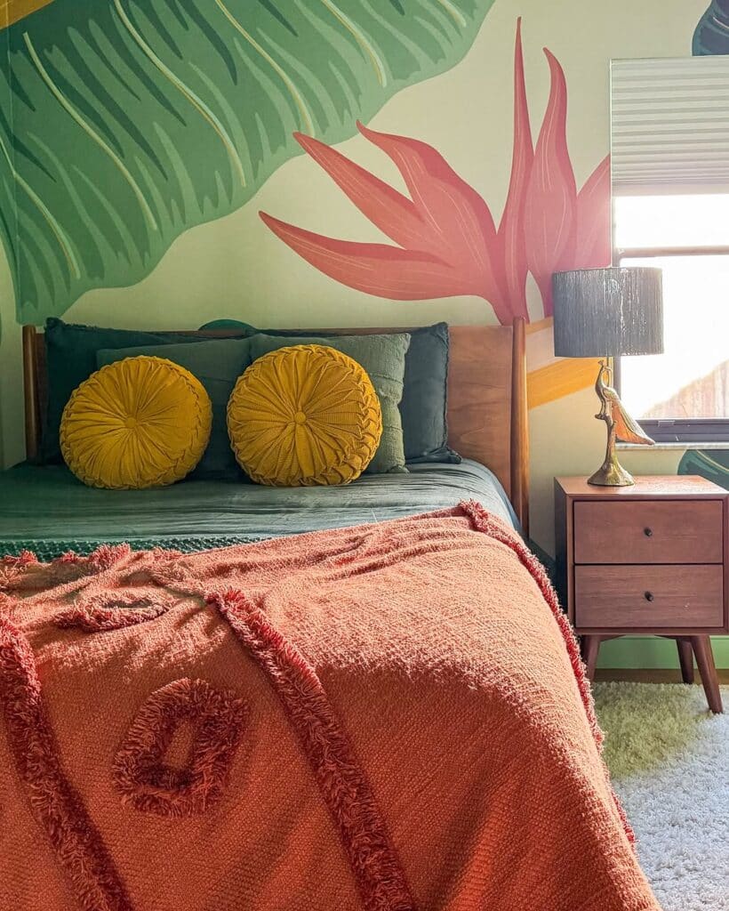 Tropical Citrus Bedroom