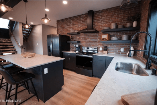 Floating Kitchen Shelves