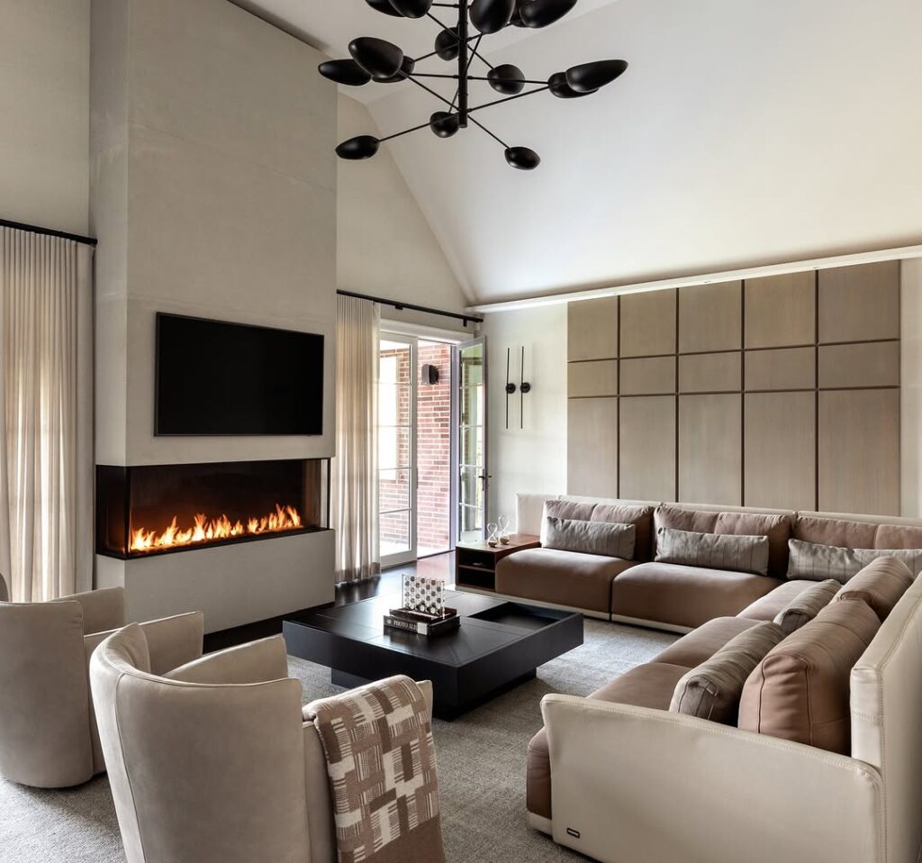Modern Luxe Warm Neutral Living Room