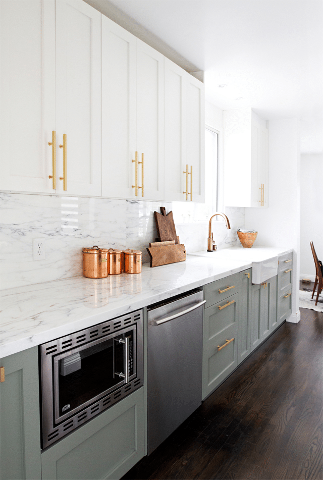 Two-Tone Kitchen Cabinets