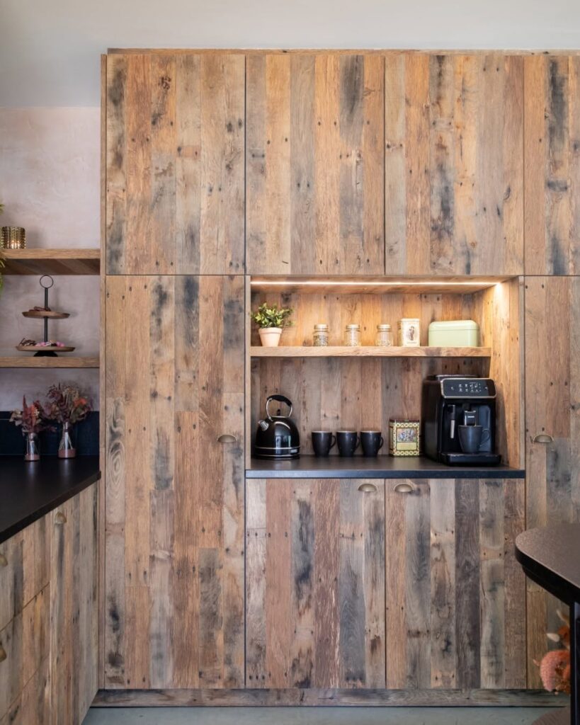 Reclaimed Wood Cabinetry