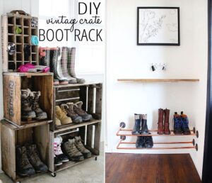 30 Easy DIY Shoe Rack Ideas for an Organized Home