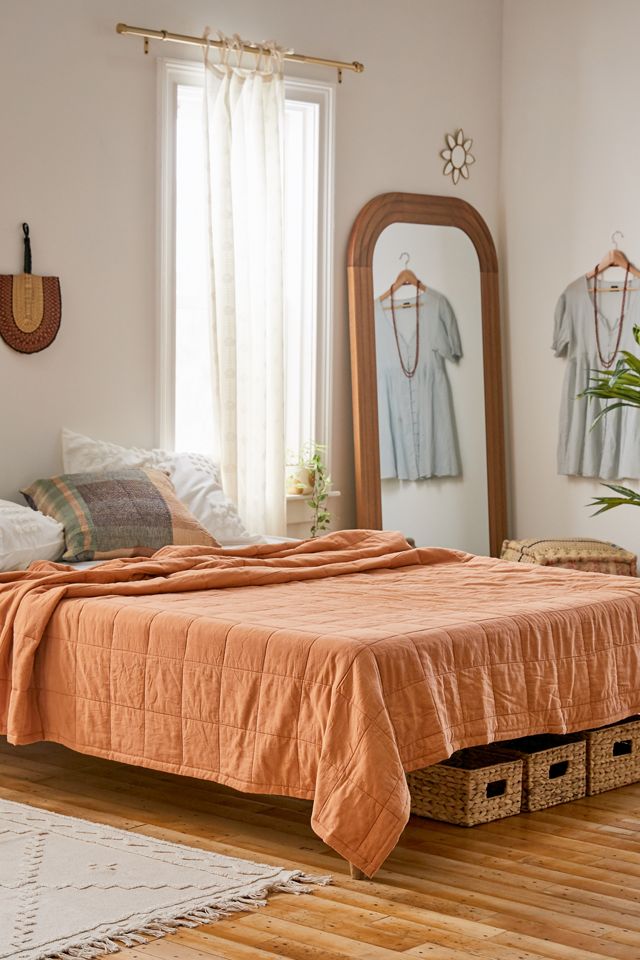 Clay Teracotta Rust Bedding Earth Tones Urban Outfitters Bedroom