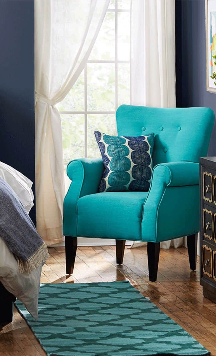 Accent chairs are meant to be bold.