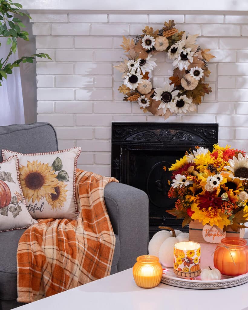Autumn Living Room Candlelight