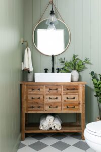 15 Farmhouse Style Powder Room Ideas That Are Fabulous