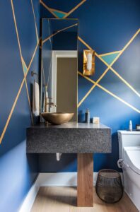 20 Fabulous and Bold Powder Room Color Ideas