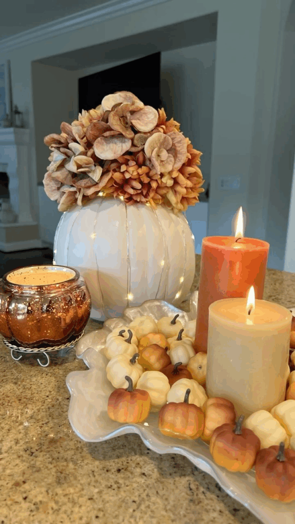 Candlelight Neutral Pumpkin