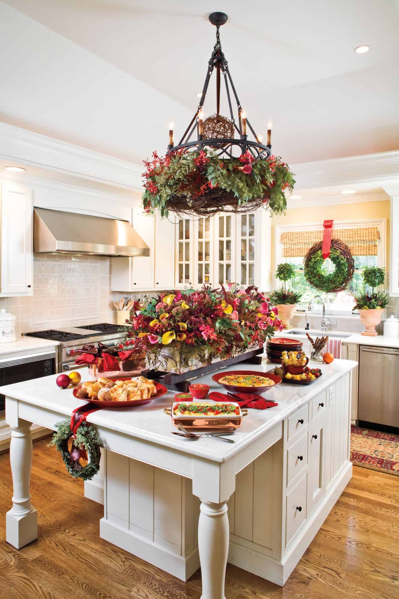 christmas kitchenw with treats