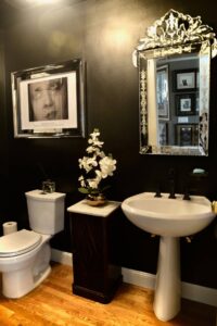 20 Contemporary Powder Rooms in Spectacular Bold Colors