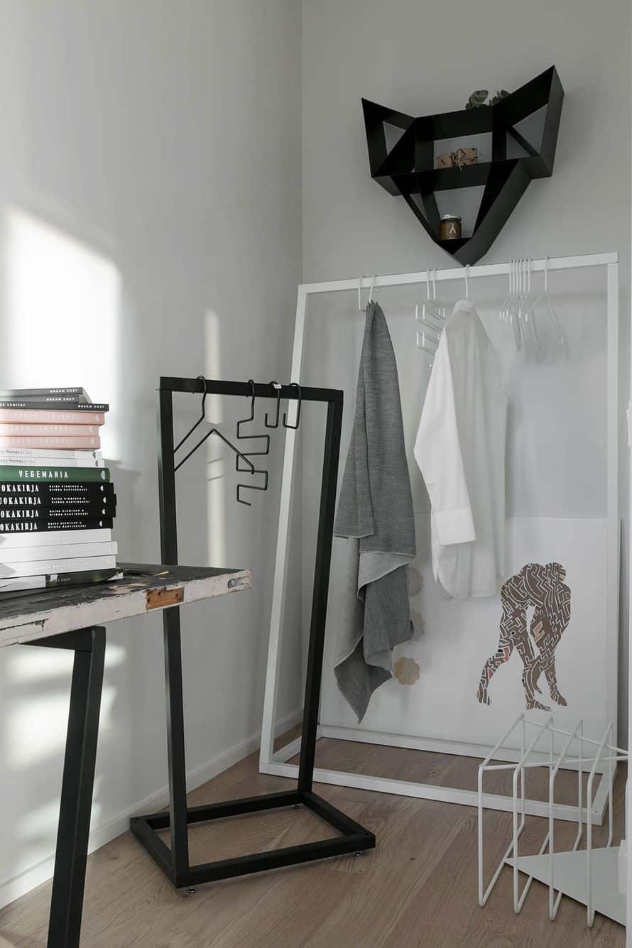 Contemporary clothing racks