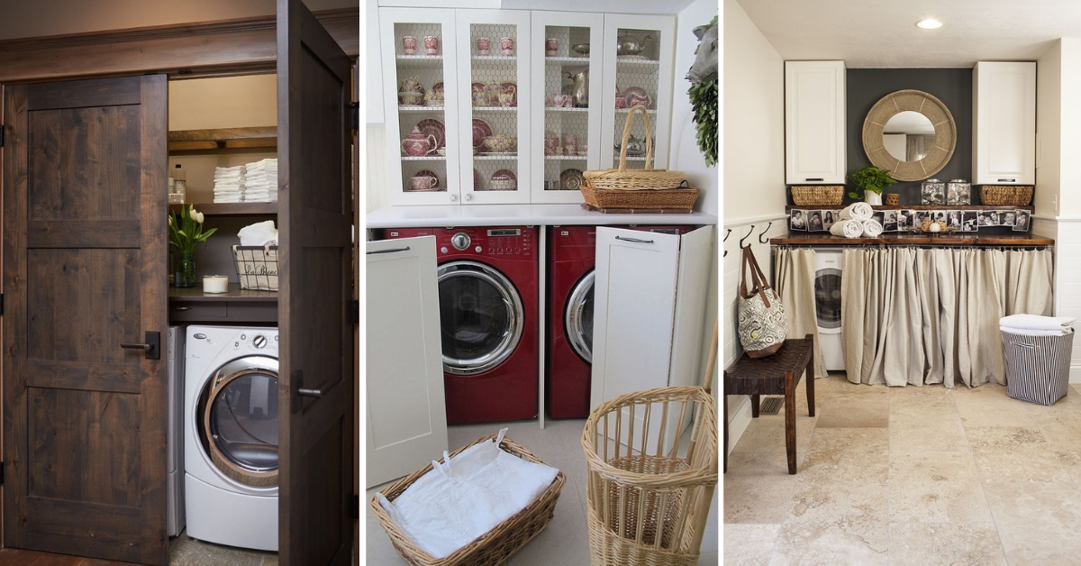 55 Smart Ways to Hide a Washer and Dryer in Your Home