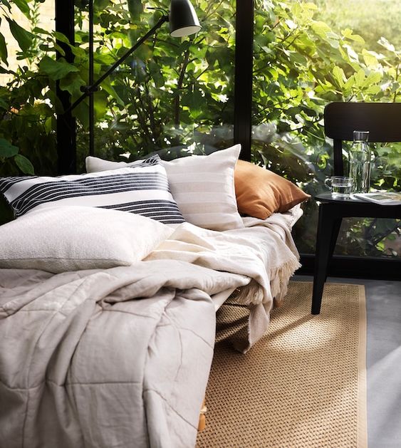 Ikea Hellested Woven Jute Rug