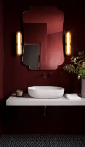 20 Contemporary Powder Rooms in Spectacular Bold Colors