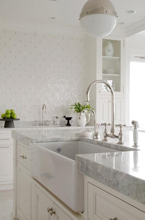 gray marble kitchen counters