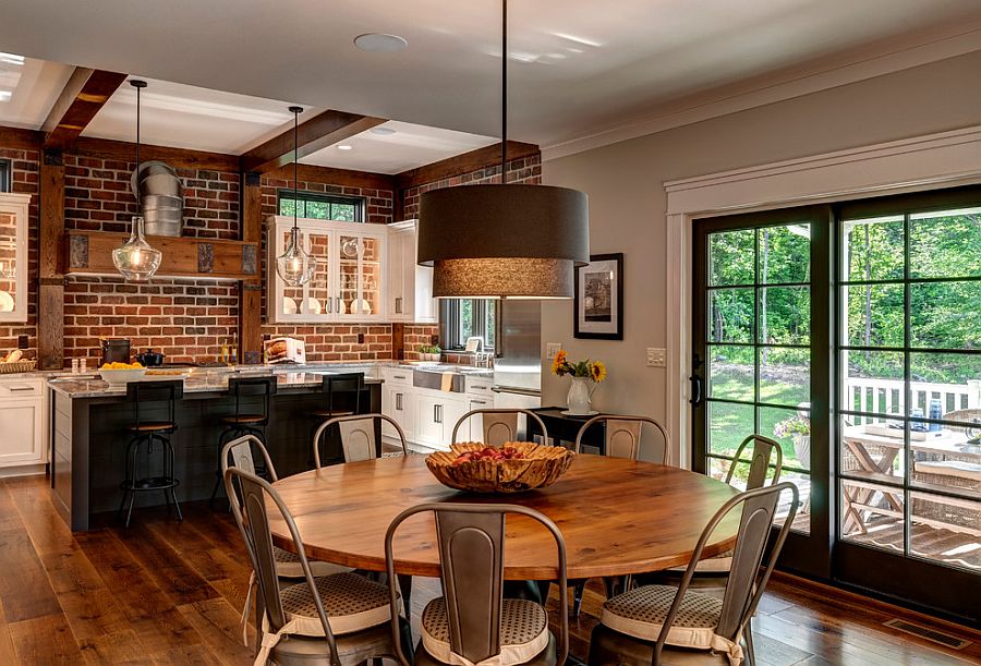Kitchen and dining room rolled into one [From: Farinelli Construction / Andy Warren Photography]