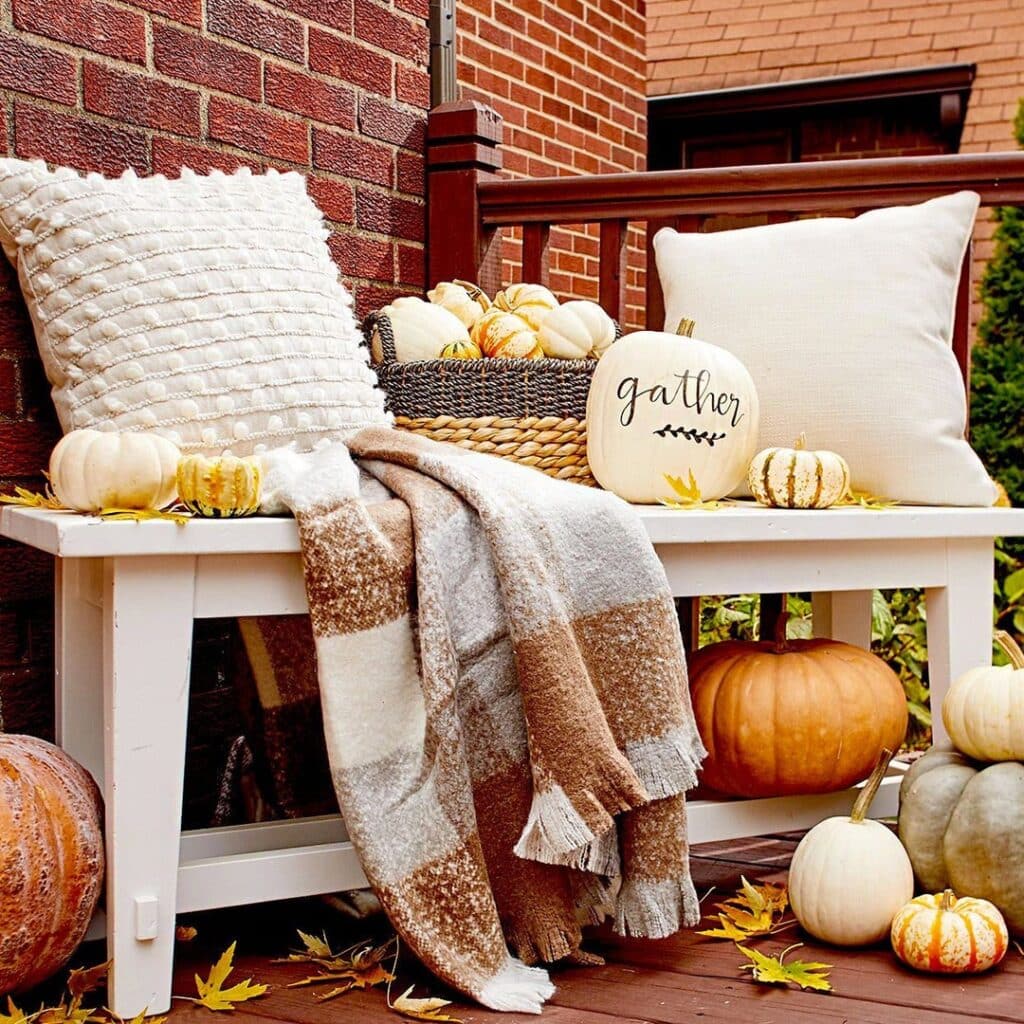 Layered Textures for Fall Porch Gather Decor