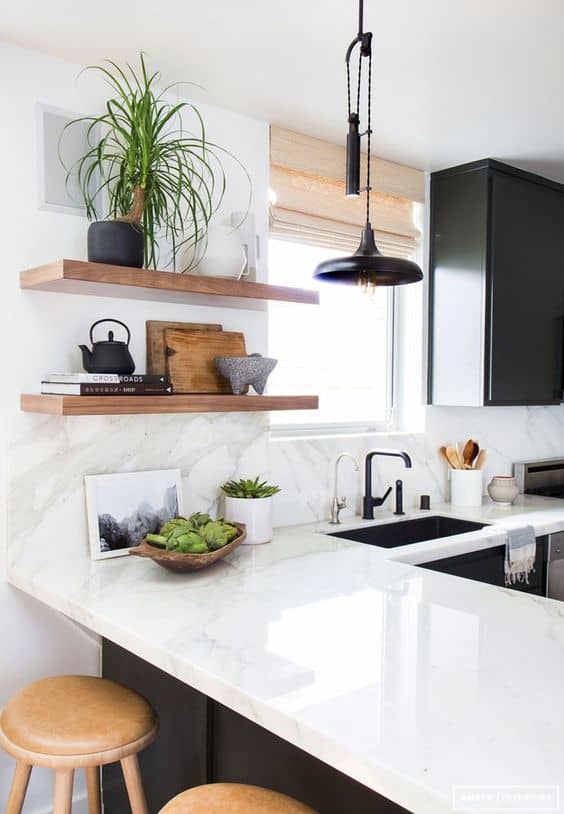 marble kitchen countertop