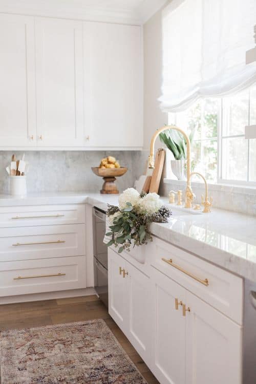 marble kitchen countertop