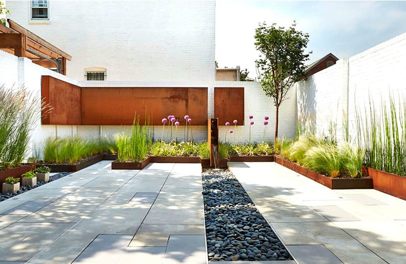 Minimal landscape by KUBE architecture