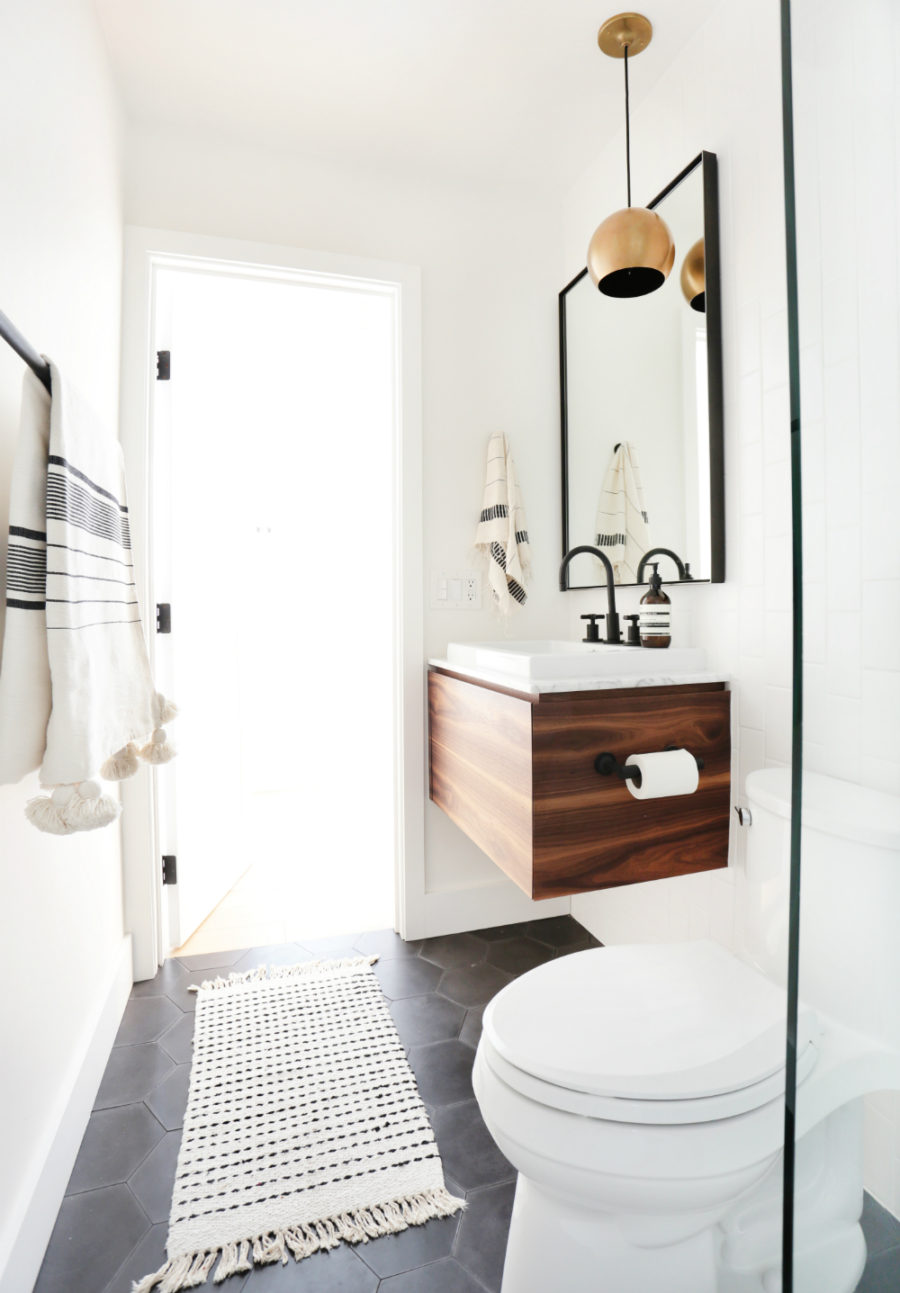 Modern small bathroom