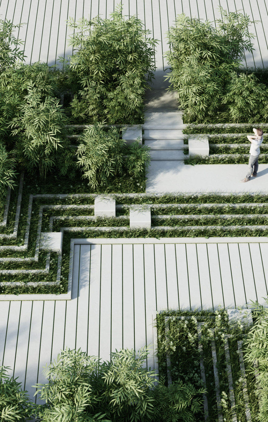 Penda maze garden