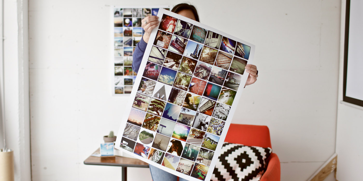 Photo poster from Social Print Studio