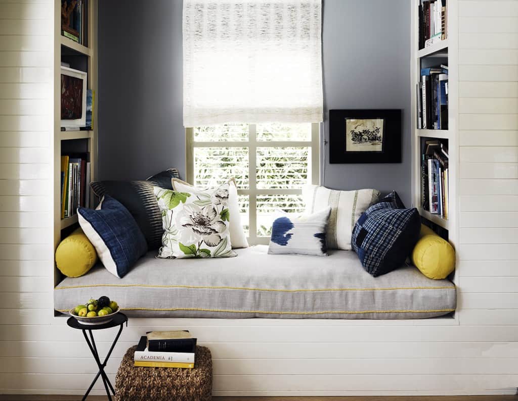 reading nook in the bedroom