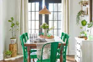 15 Versatile and Refreshing Green Dining Room Ideas