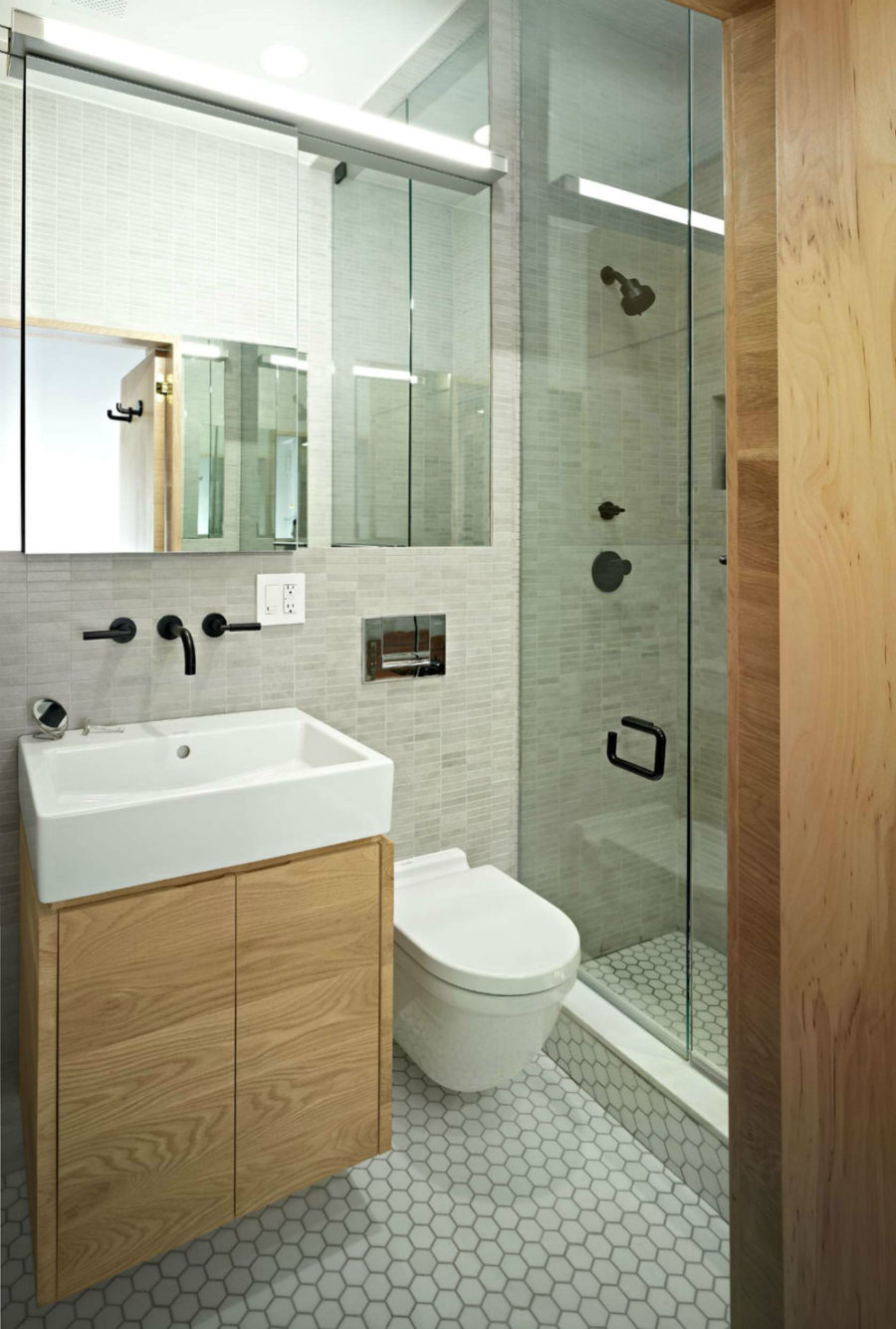 Small apartment bath