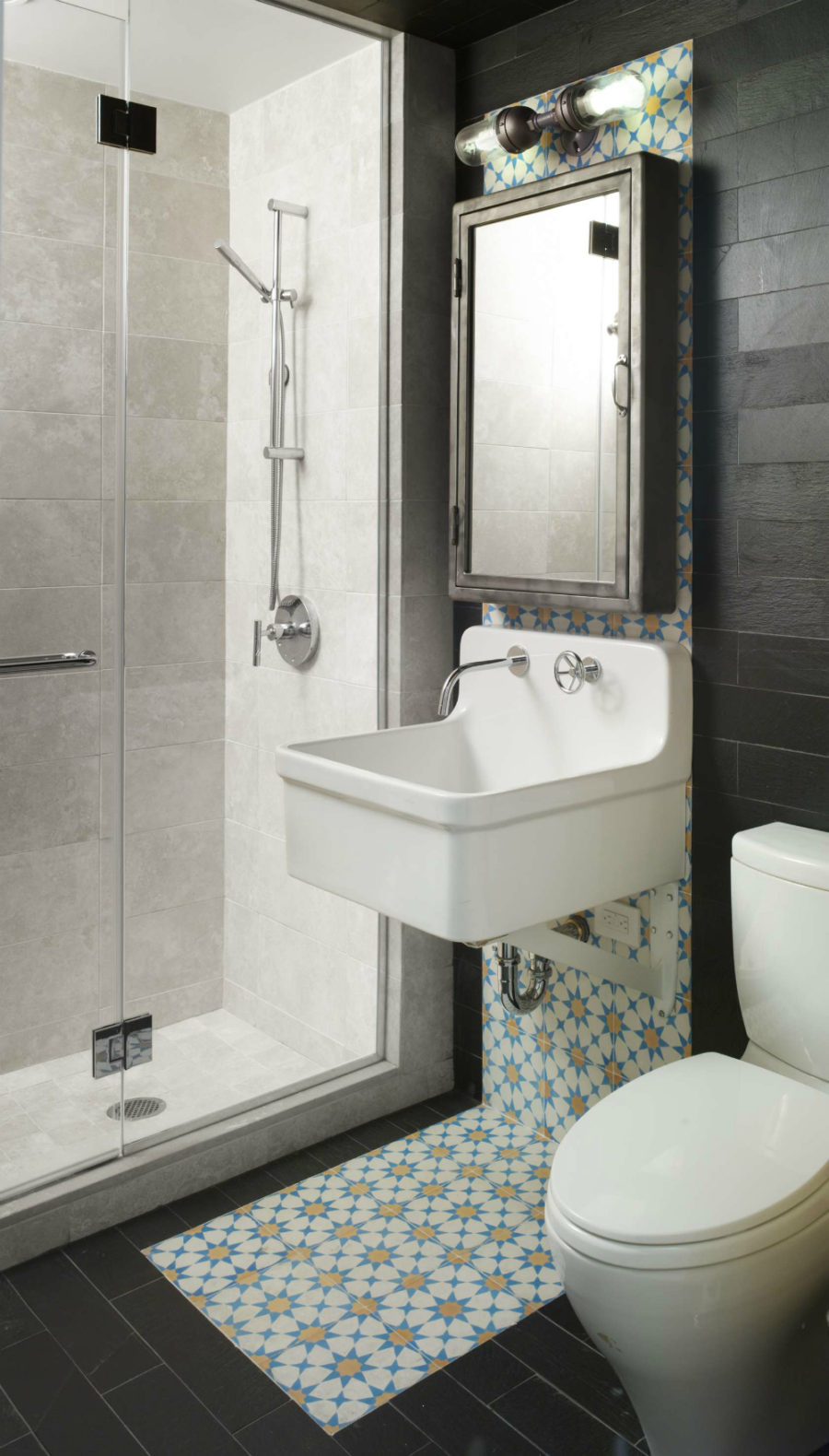 Small bathroom backsplash
