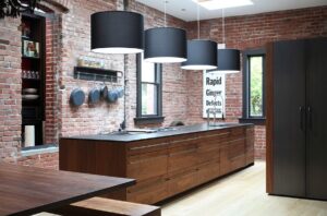 45 Modern and Timeless Kitchens with Brick Accent Walls