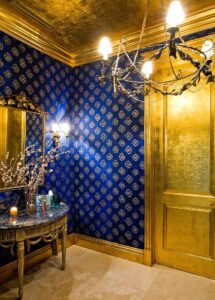15 Modern Mediterranean Style Powder Room Ideas