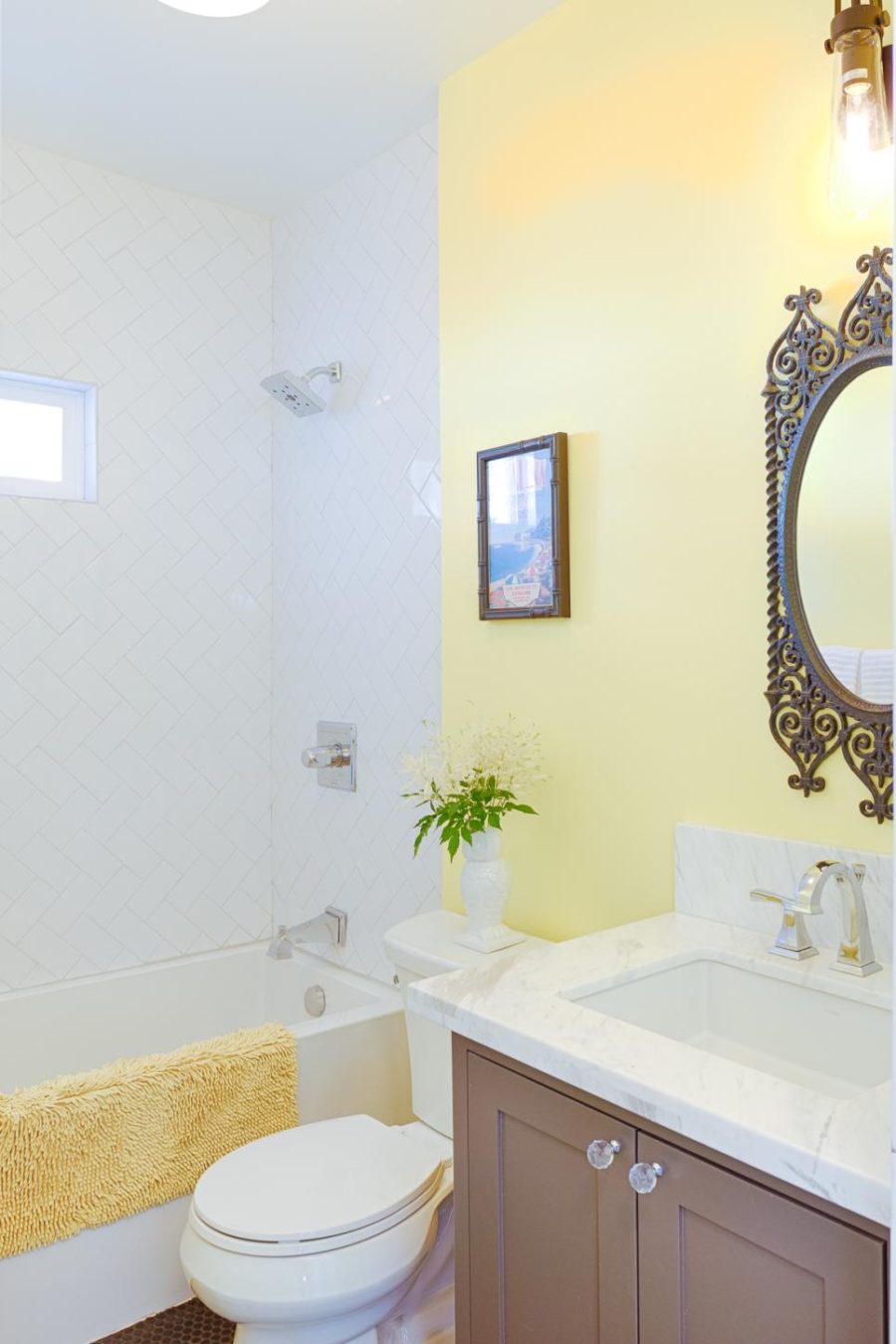 Sunny small bath by Carley Montgomery