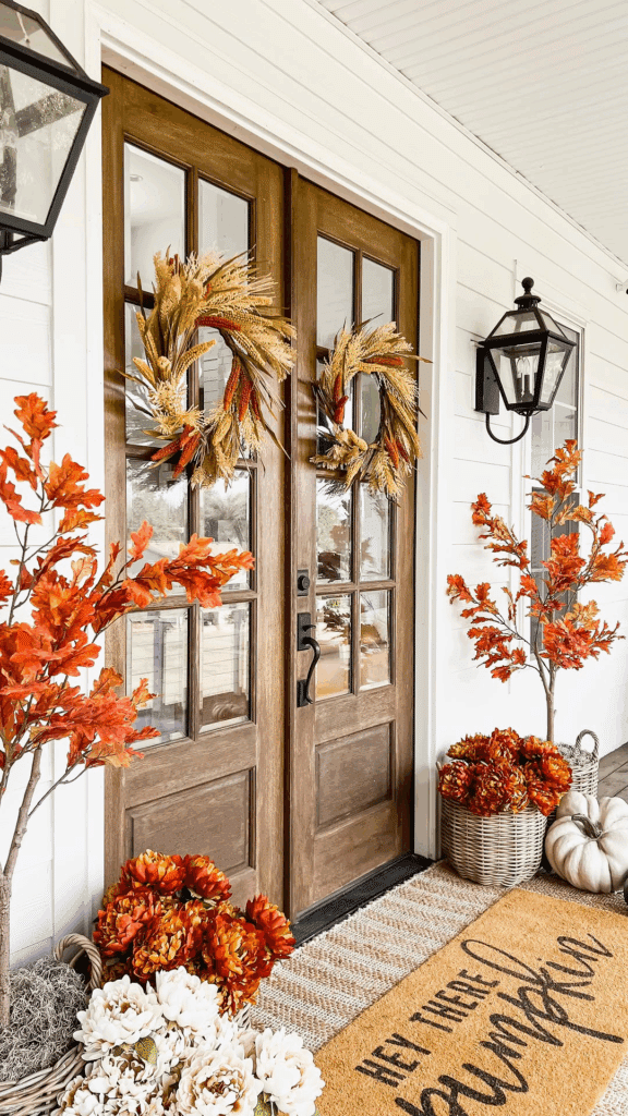 Traditional Fall Porch