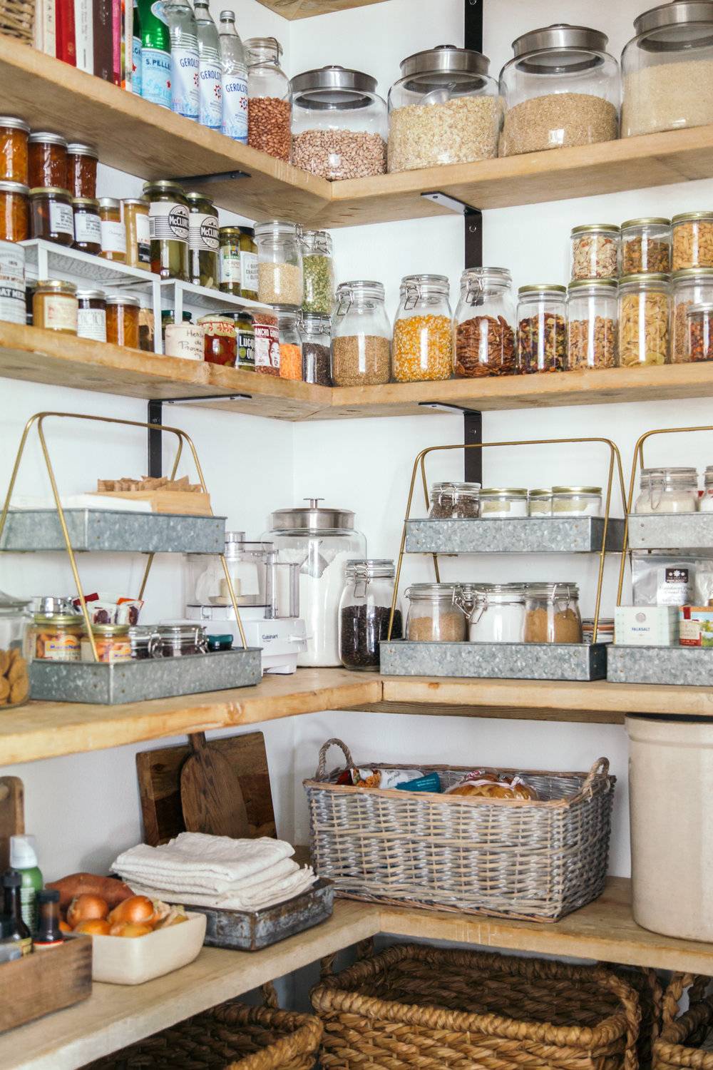 Well organized pantry