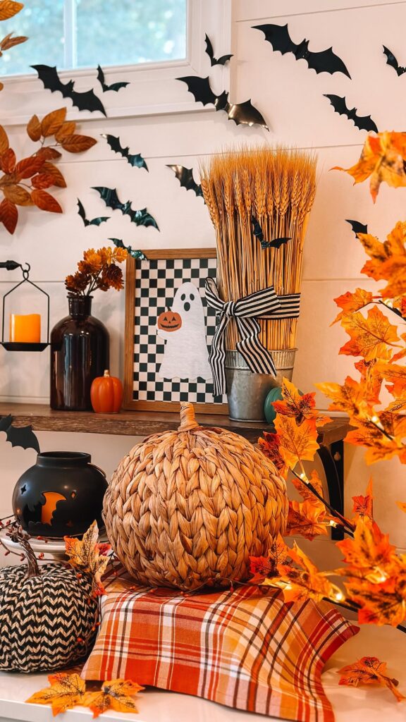 Autumn Halloween Harvest Corner