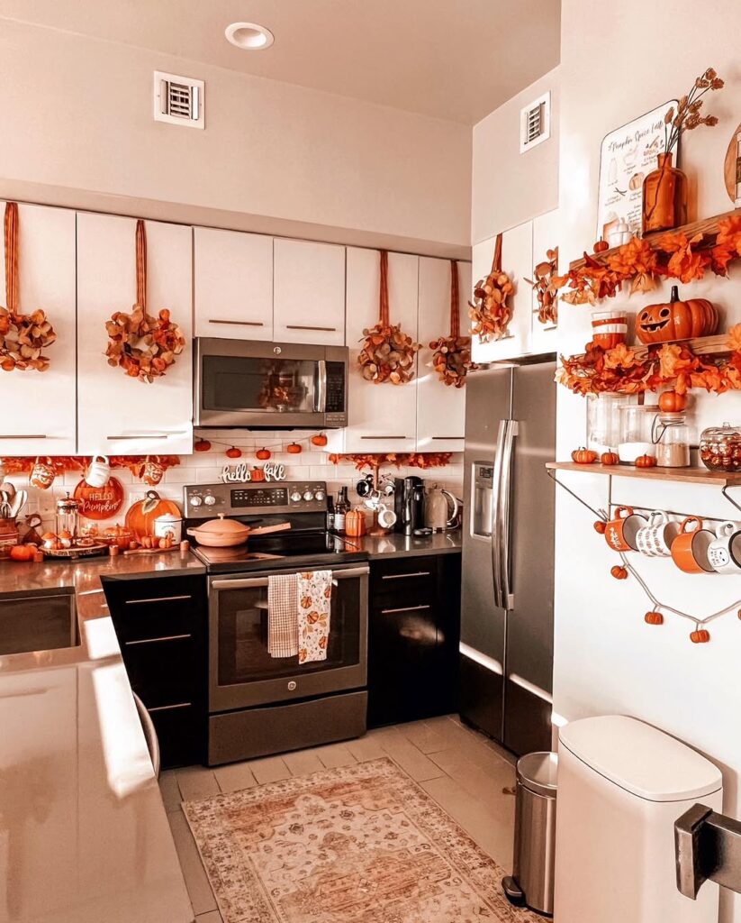 Fall Kitchen with Pumpkin Spice