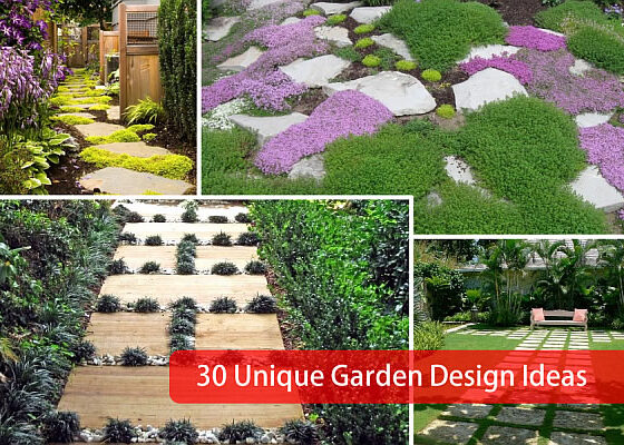 30 Unique Garden Design Ideas